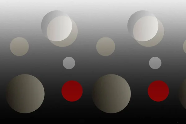Abstrakter Hintergrund Mit Kreisen Und Punkten — Stockfoto