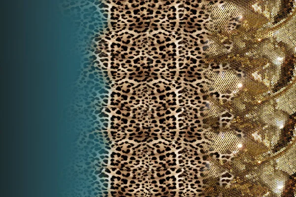 Leopardo Pele Textura Fundo — Fotografia de Stock