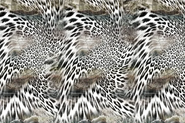 Leopard Textura Kůže Pozadí — Stock fotografie