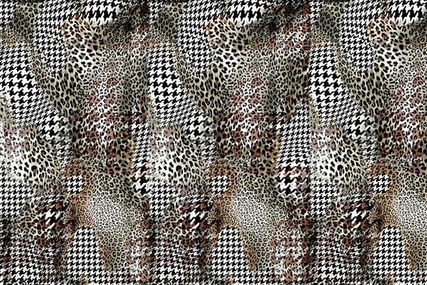 Візерунок Шкіри Леопарда Безшовний Фон — стокове фото