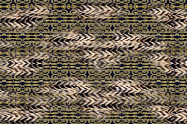 Geometri doku tekrar modern desen