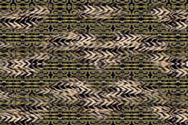 Geometri doku tekrar modern desen