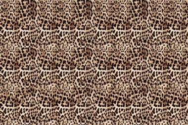 Leopar derisi deseni. vektör illüstrasyonu