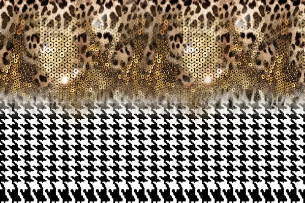 Фон Текстури Шкіри Leopard Стокова Картинка