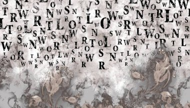 word writing on a sheet of paper