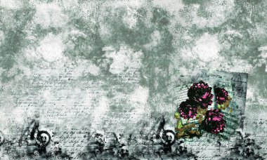 Kar ve kar taneleriyle dolu Noel arkaplanı