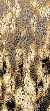dantel leopar arka plan tasarımı ipek eşarp tasarımı moda dokusu
