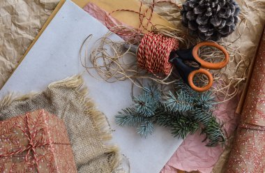 DIY Noel Dekorasyonu Kendin Yap Üst Görünüm 