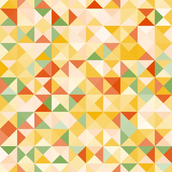 Incroyable motif géométrique vintage jaune-vert — Image vectorielle