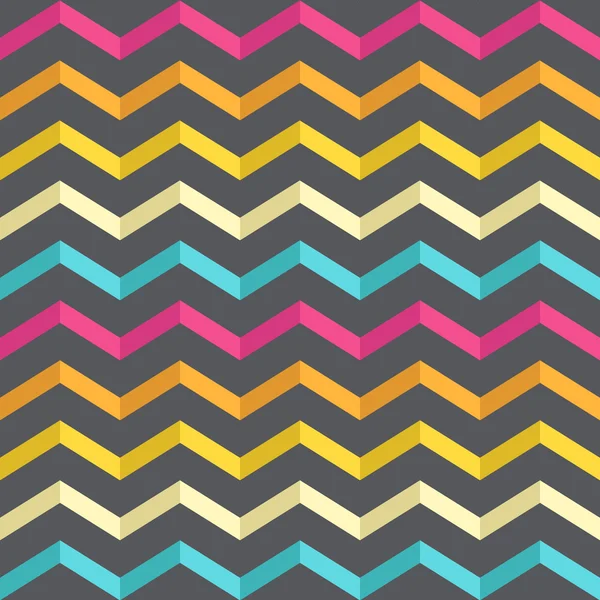 Kleurrijke regenboog bruin vintage geometrische patroon — Stockvector