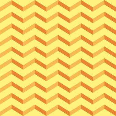 Sarı vintage geometrik desen