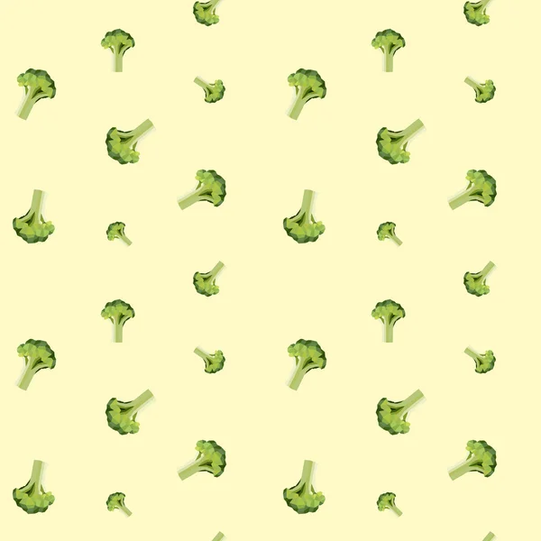 Poligonal brokoli vintage - Stok Vektor