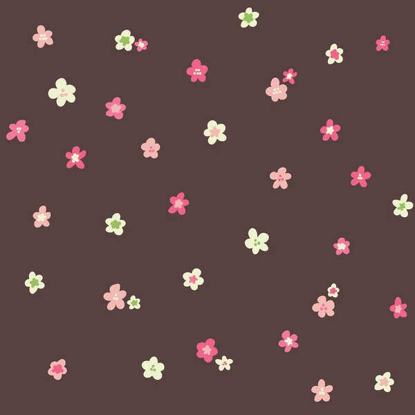 Дивовижний милий безшовний вінтажний барвистий квітковий візерунок — стоковий вектор