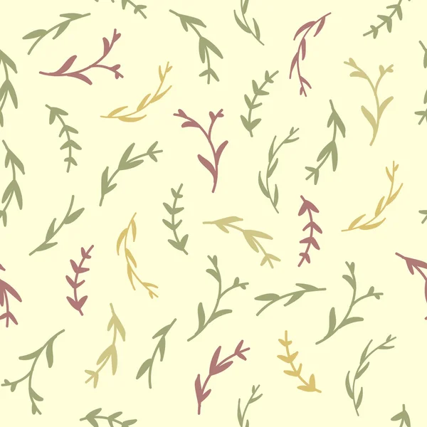 Essential oil vector seamless pattern. Thyme, rosemary, lavender, basil, citronella, pine, peppermint, bergamot. Soap making. Illustration Royalty Free Stock Vectors