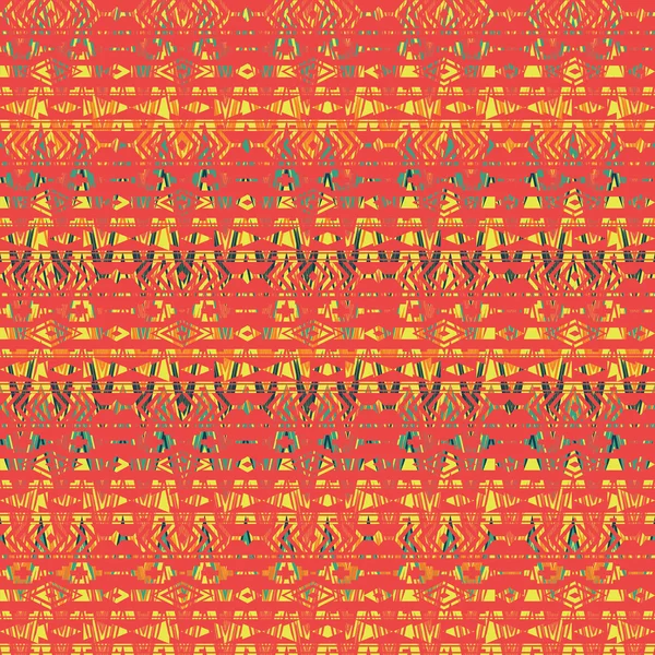 Modèle sans couture ethnique tribal — Image vectorielle