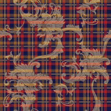 tartan seamless modeli