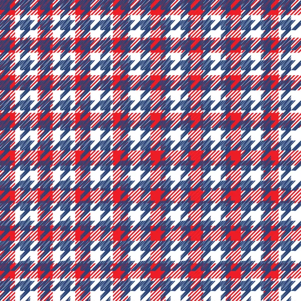 Hounds-tooth seamless pattern — Stock Vector