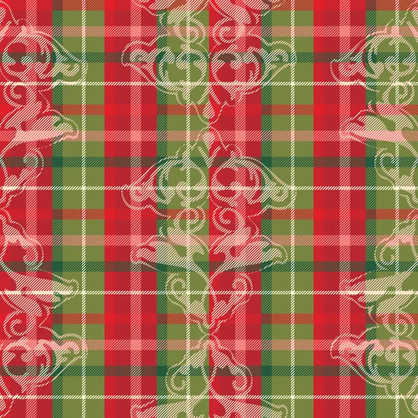 Modèle sans couture tartan — Image vectorielle