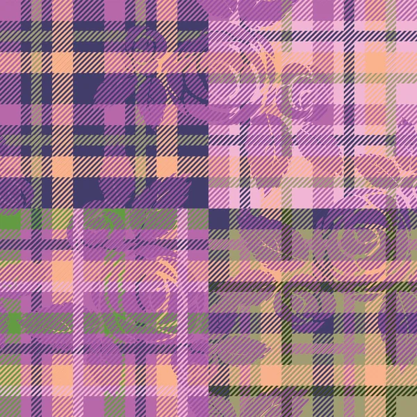 Tartan seamless pattern — Stock Vector