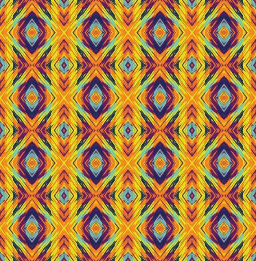 soyut etnik sorunsuz kumaş deseni