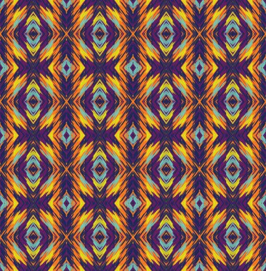 soyut etnik sorunsuz kumaş deseni