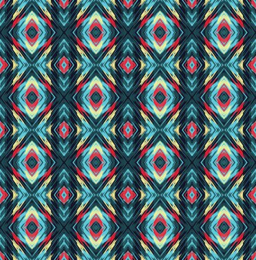 soyut etnik sorunsuz kumaş deseni