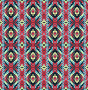 soyut etnik sorunsuz kumaş deseni