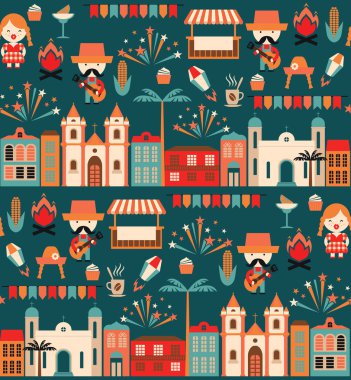 Latin Amerika tatil, Haziran parti Brezilya.