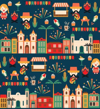 Latin Amerika tatil, Haziran parti Brezilya.