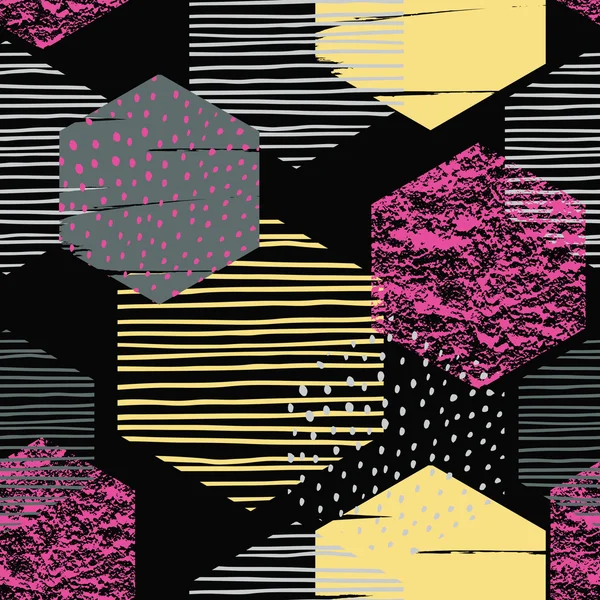 Abstract geometric seamless pattern