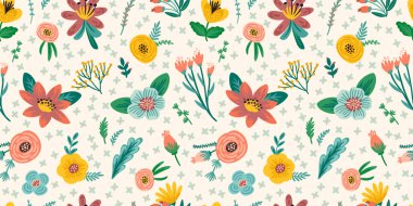 Çiçeksiz desenli. Modern soyut tasarım