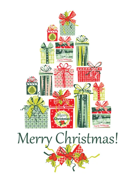 Noel ve Yeni Yıl Kartı.