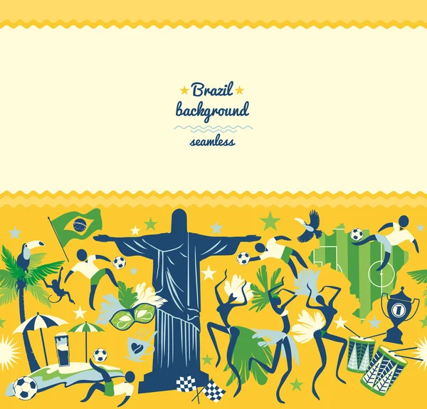 Brazil background — Stock Vector