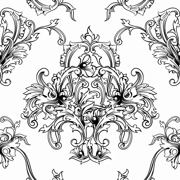 Baroque pattern — Stock Vector