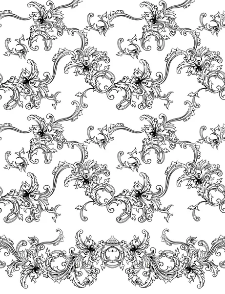 Baroque pattern — Stock Vector