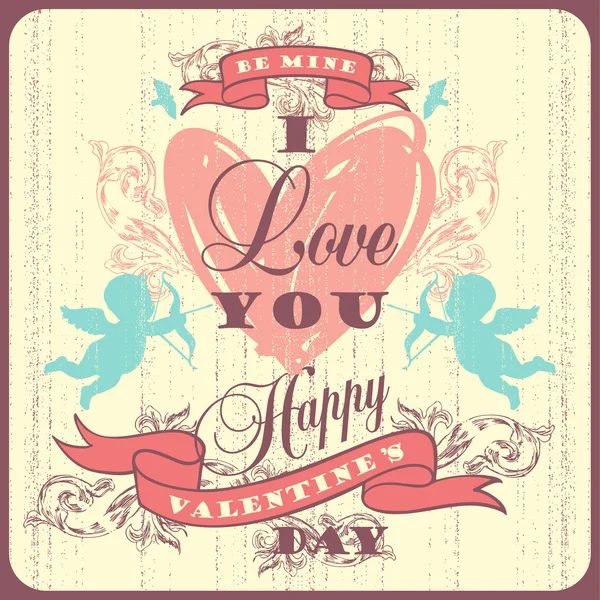 Happy Valentine's Day. — Stock Vector