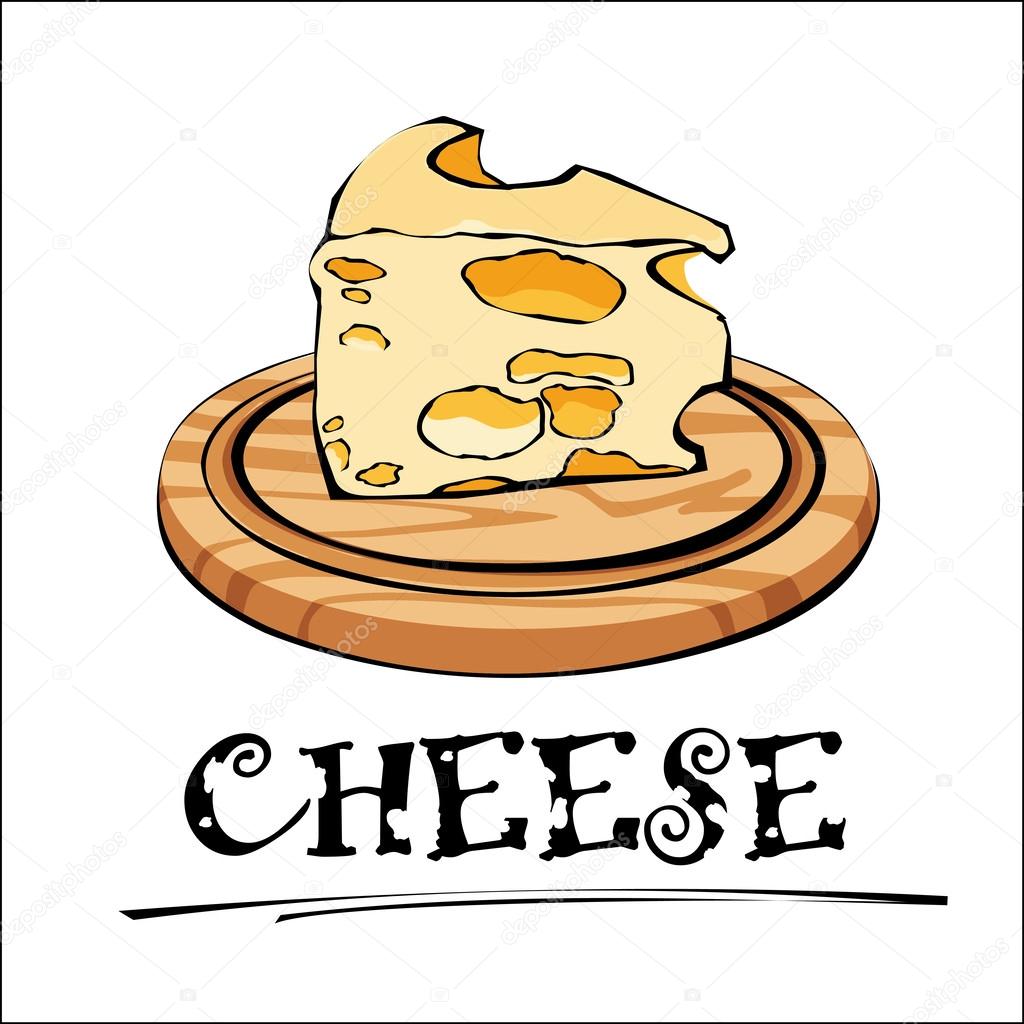 Illustration of cheese