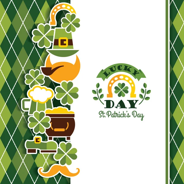 Saint Patricks Day baskground. — Stock Vector