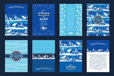 Noel ve yılbaşı seti.