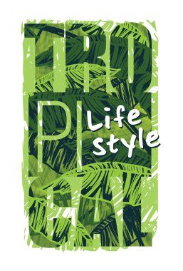 Tropikal yaz yazdırma