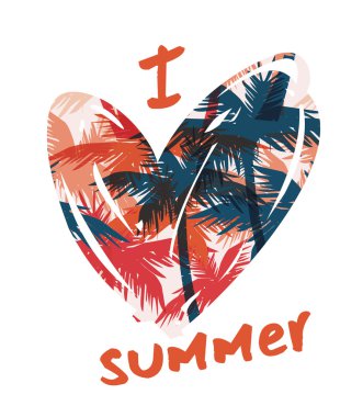 Tropikal yaz yazdırma