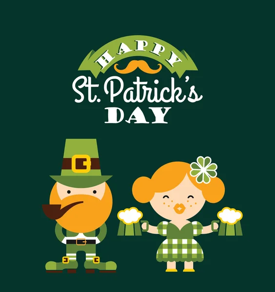 Fête de saint Patrick — Image vectorielle