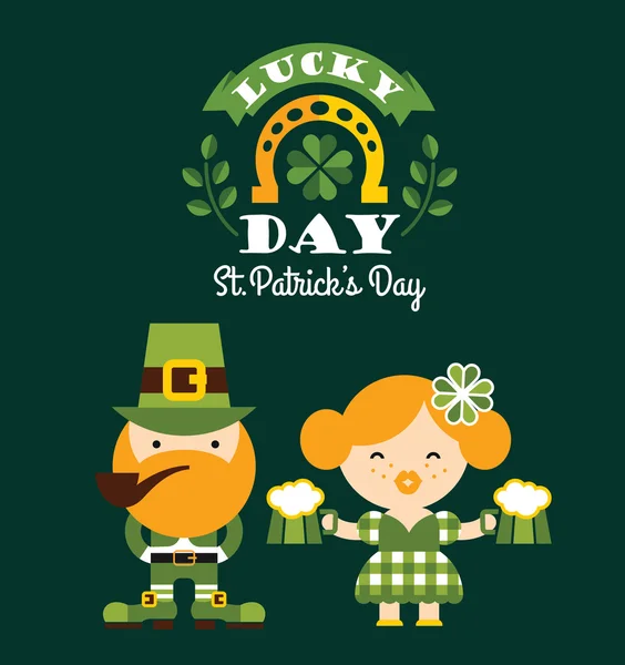 Fête de saint Patrick — Image vectorielle