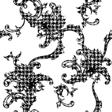 Av köpekleri-diş seamless modeli