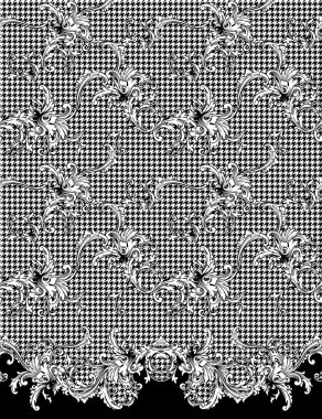 Eklektik kumaş ekose seamless modeli