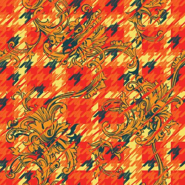 Av köpekleri-diş seamless modeli