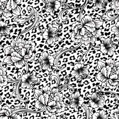 Eklektik kumaş seamless modeli.