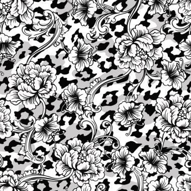 Eklektik kumaş seamless modeli.