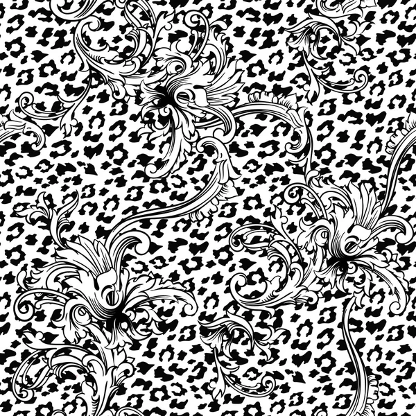 Tissu éclectique motif sans couture . — Image vectorielle