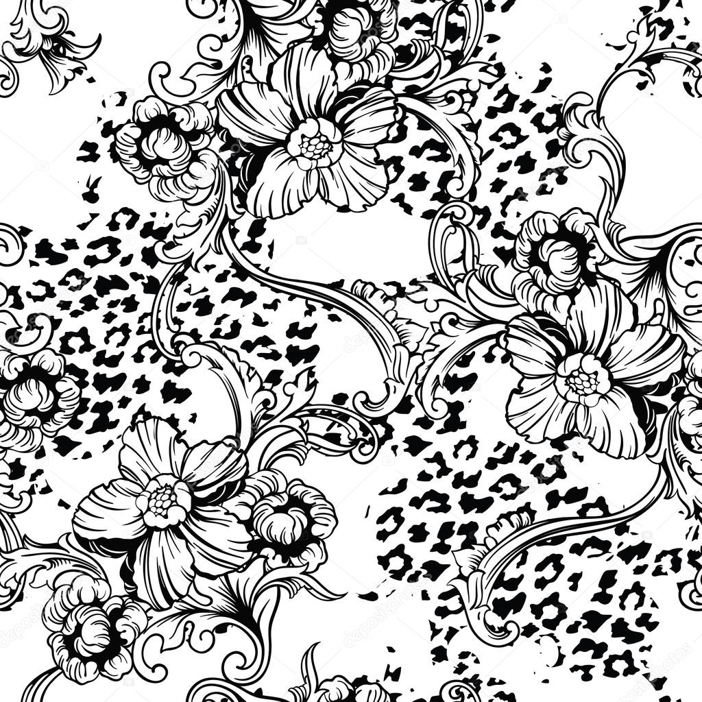 Eclectic fabric seamless pattern.